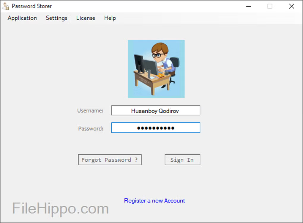 Password Storer screenshot
